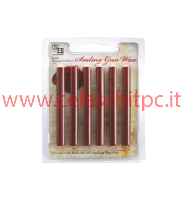 Stick ceralacca rosso argento oro